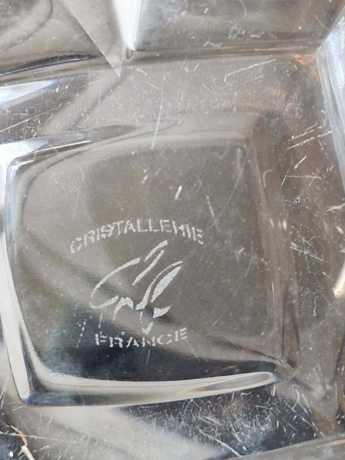 Art Deco Crystal Vase
