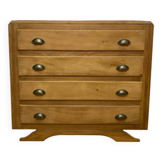 Commode bois et terracotta