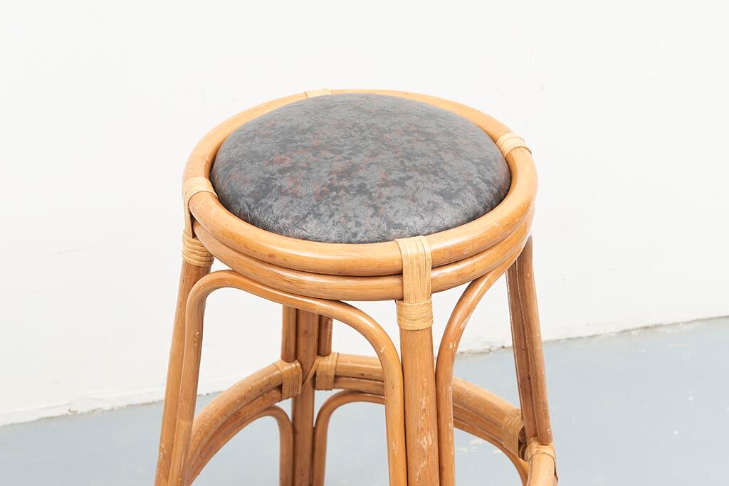 Rattan bar stool