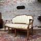 Natural wood sofa Louis XVI XVIII century