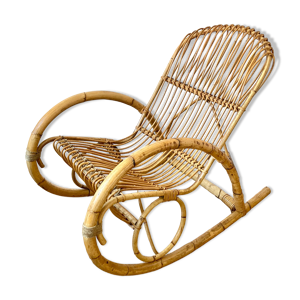 rocking chair rotin Rohe