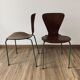Paire de chaises 3107 - bois & métal