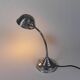 Aluminum vintage desk lamp with bending rod, 1950s