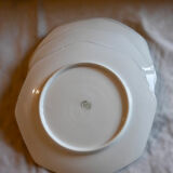 Series of 4 plates porcelain dessert from Limoges