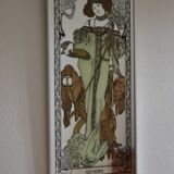 Large mirror "Autumn" after Mucha 82 / 35 cm