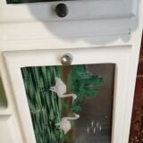 Buffet mado 50s white and brushed oak