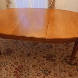 Table ovale transition Louis XVI directoire à rallonges