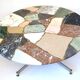 Vintage 1960s stone coffee table