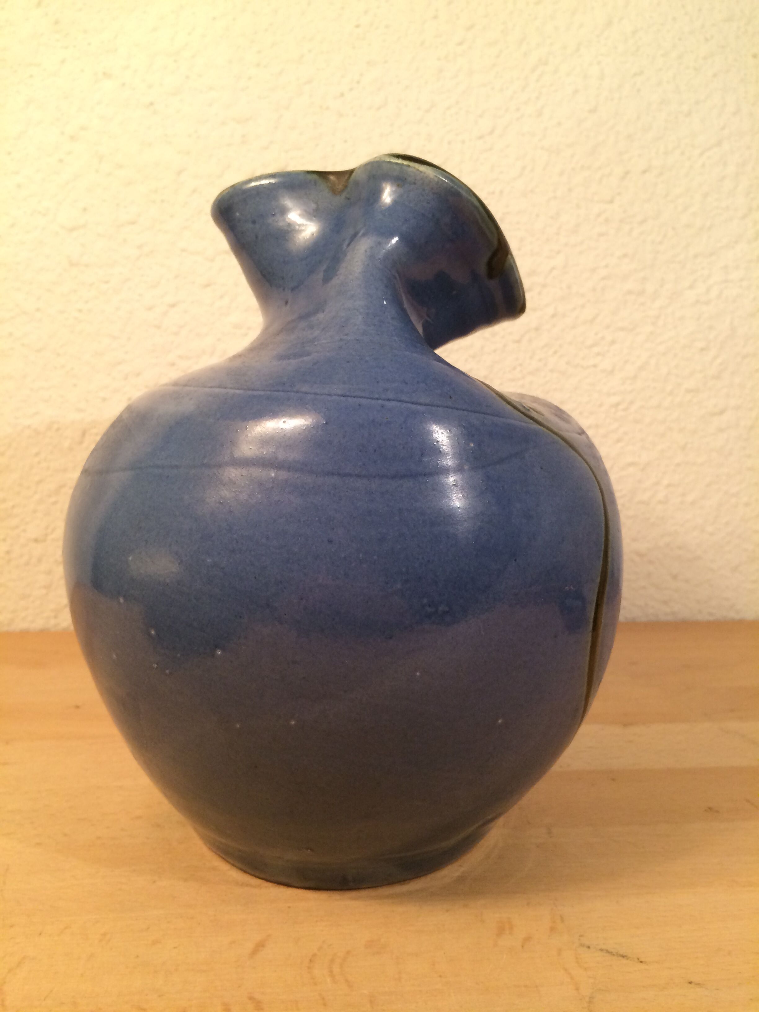 Vase signed Buxo ceramic free form