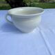 Old Digoin chamber pot in white earthenware – repurposed as a dice bowl.