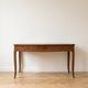 Vintage 1950s wooden dressing table console.