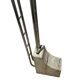 Floor lamp, vintage 1970 in travertine and chrome