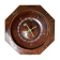 Octagonal mahogany roulette from the 19th century