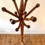 Wooden coat rack