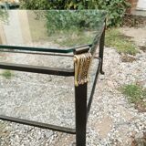 Wrought iron coffee table