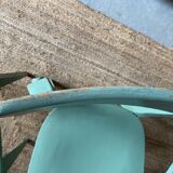 Set of 4 green bistro chairs