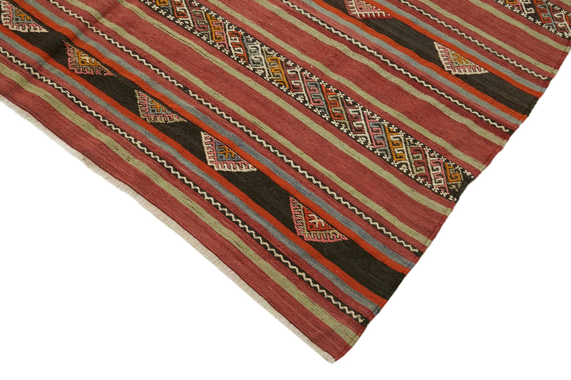 Turkish Handmade Vintage Anatolian Kilim 167 cm x 292 cm