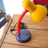 Lampe à poser tricolore des années 90