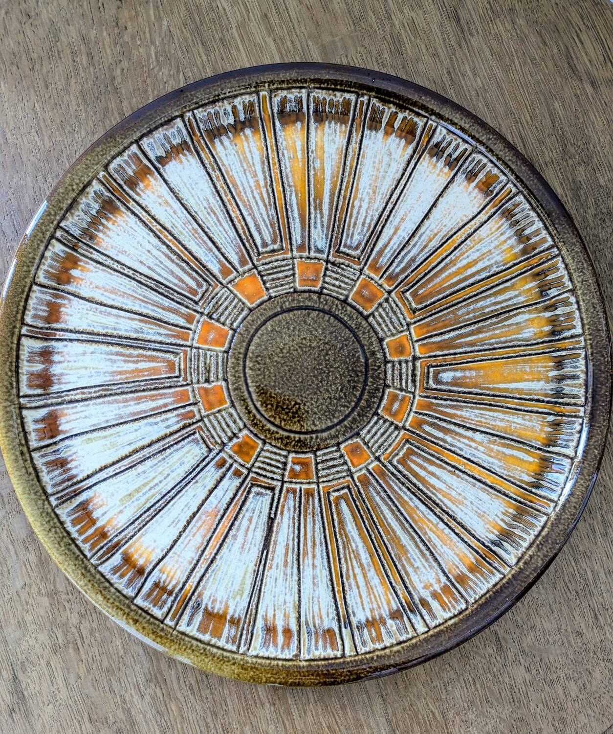 Plat vintage en céramique