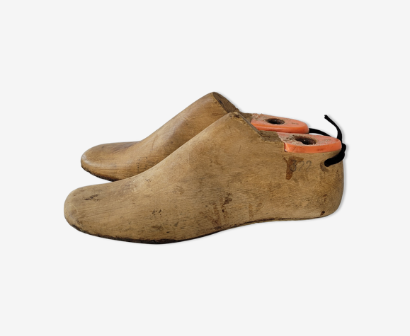 Paire de formes en bois ancienne
