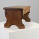 French Provincial Small 19th century rustic oak bench, France