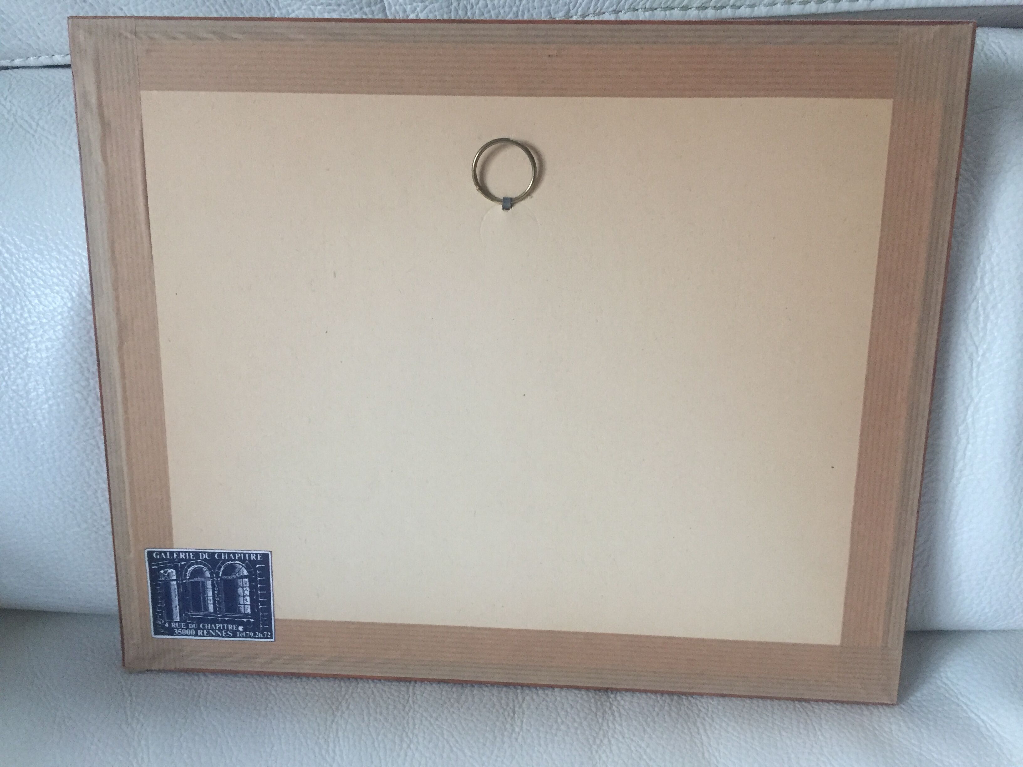 Lithograph by L.A. Asselineau (1808-1889) - View of calvary in Rennes