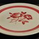 Gien earthenware dessert plate, Briare decor