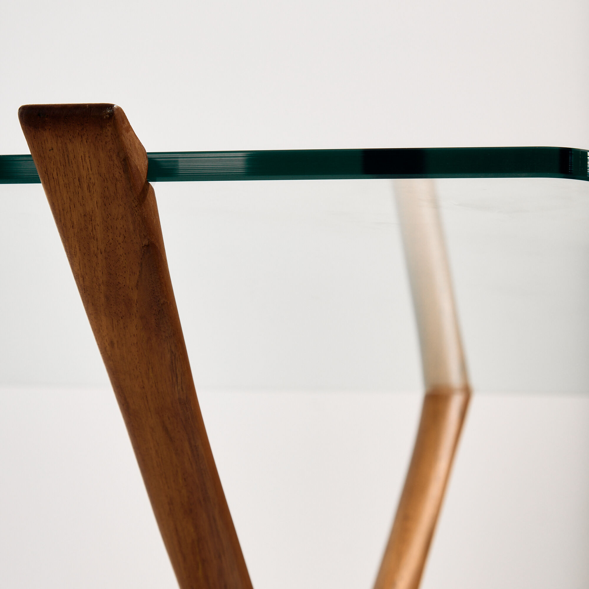 Table basse en teck Condor par Fredrik Schriever-Abeln pour Örebro Glas