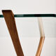 Table basse en teck Condor par Fredrik Schriever-Abeln pour Örebro Glas