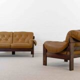 Brazilian Style Leather Seating Group
