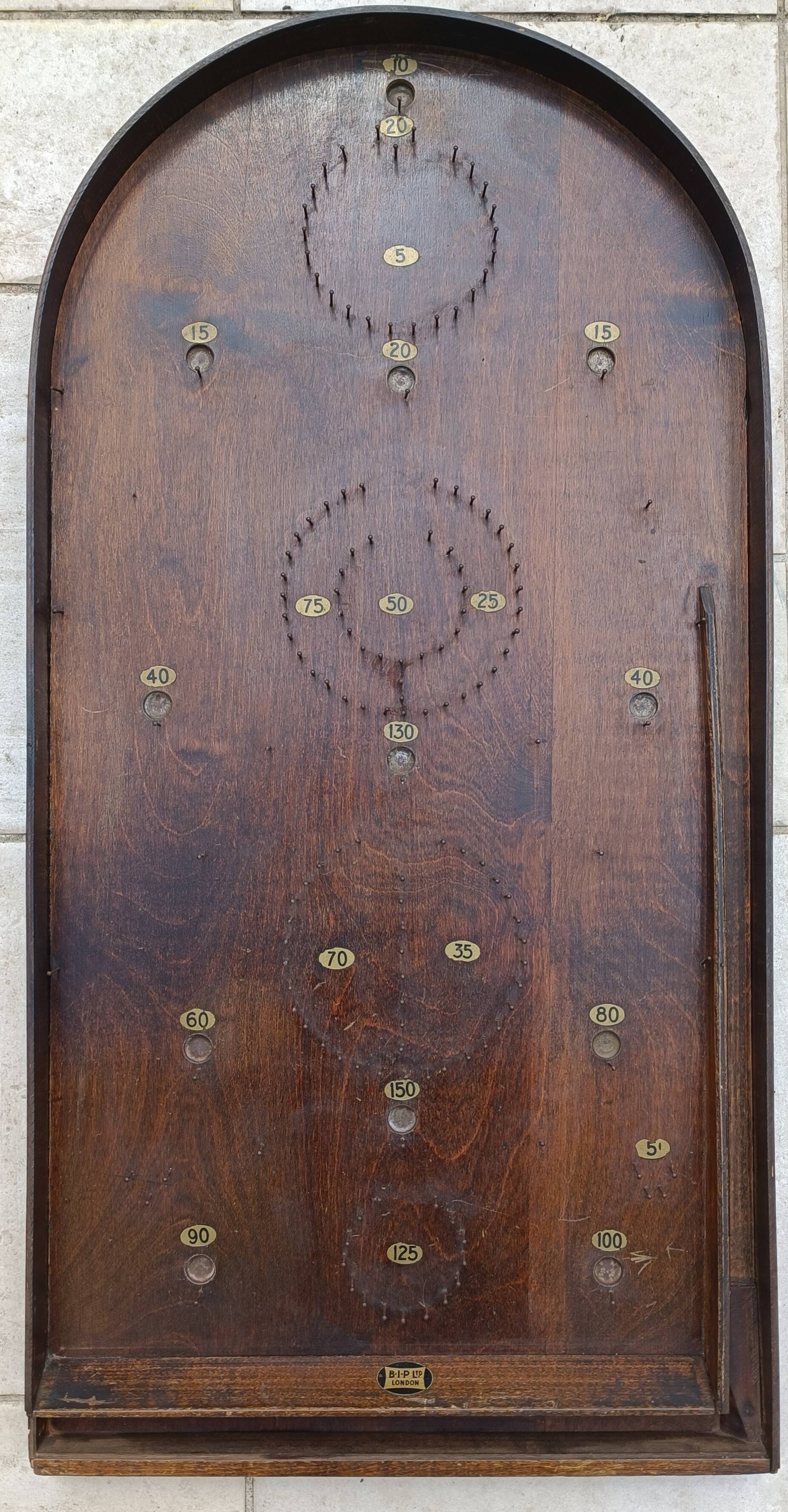 Old marble game Bagatelle