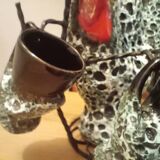 Fat lava ceramic liquor service by vallauris, france