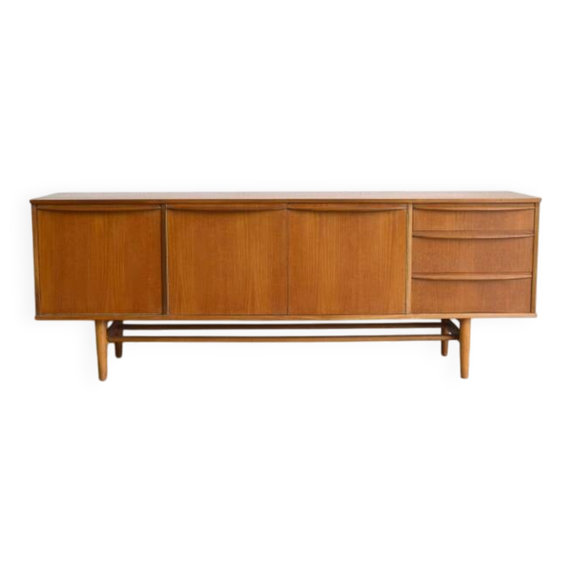 Scandinavian teak sideboard 198 cm