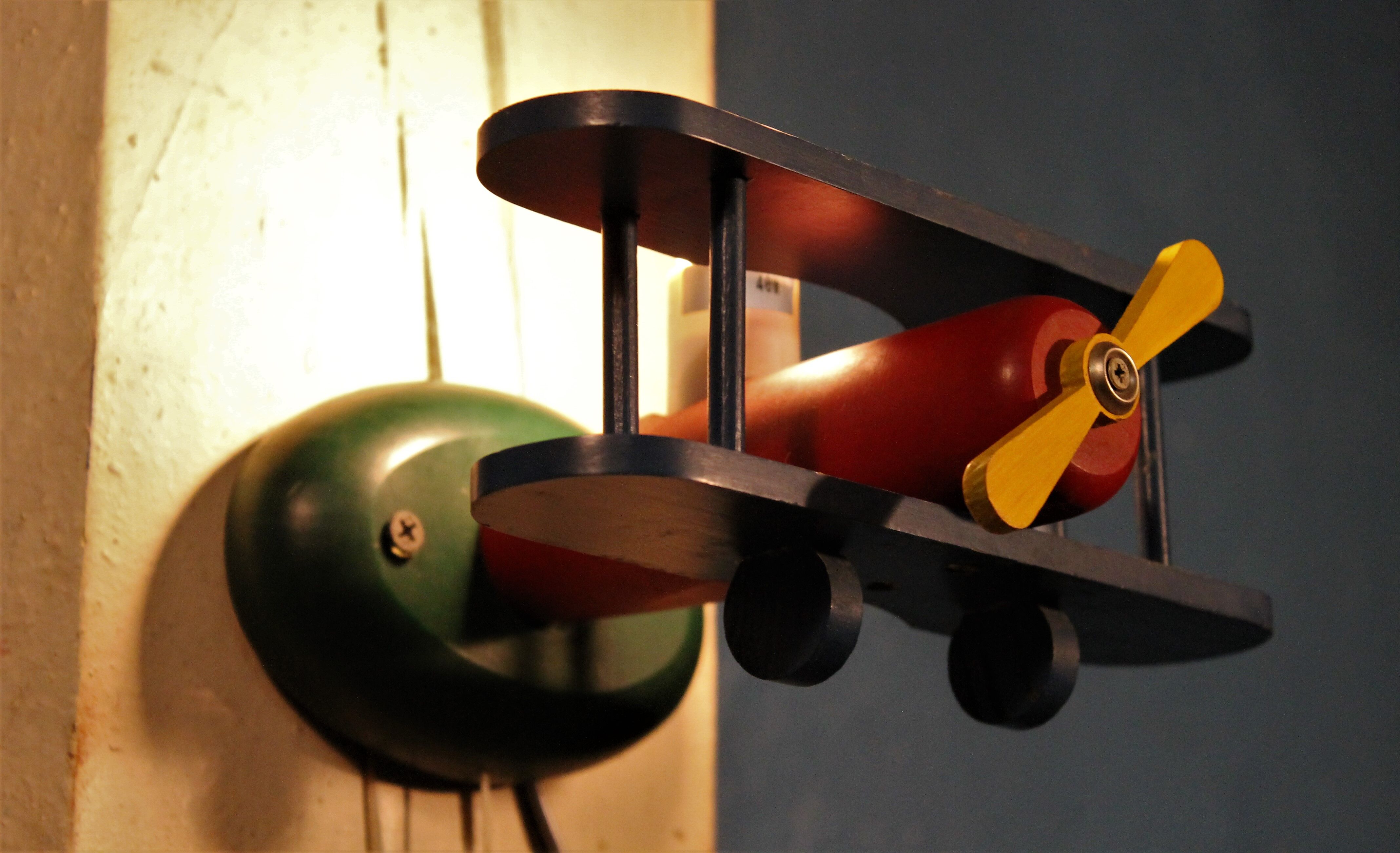 Wall lamp "Airplane" 1980s