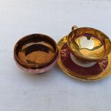 Tasse à thé en porcelaine et coupe en faïence de Jersey