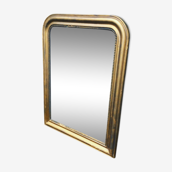 Miroir Louis Philippe doré 88x67cm
