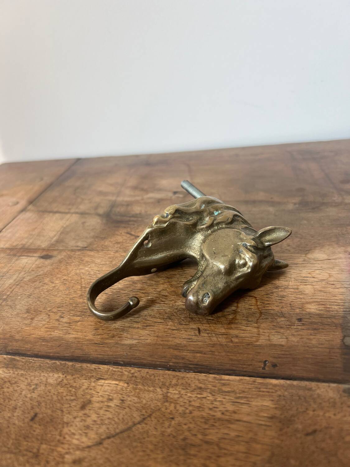 Horse head coat hook