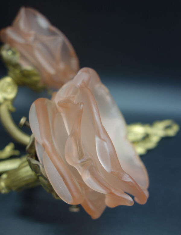 Pair of sconces with the heads of Zephyr Louis XVI style