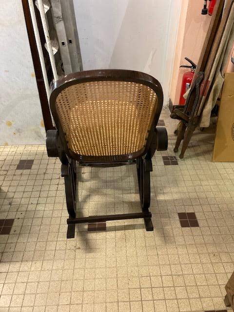 Wooden rocking chair