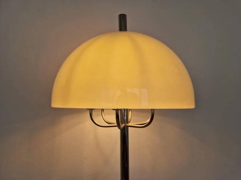 Midcentury Floor Rare Lamp Mushroom, Germany, 1970s