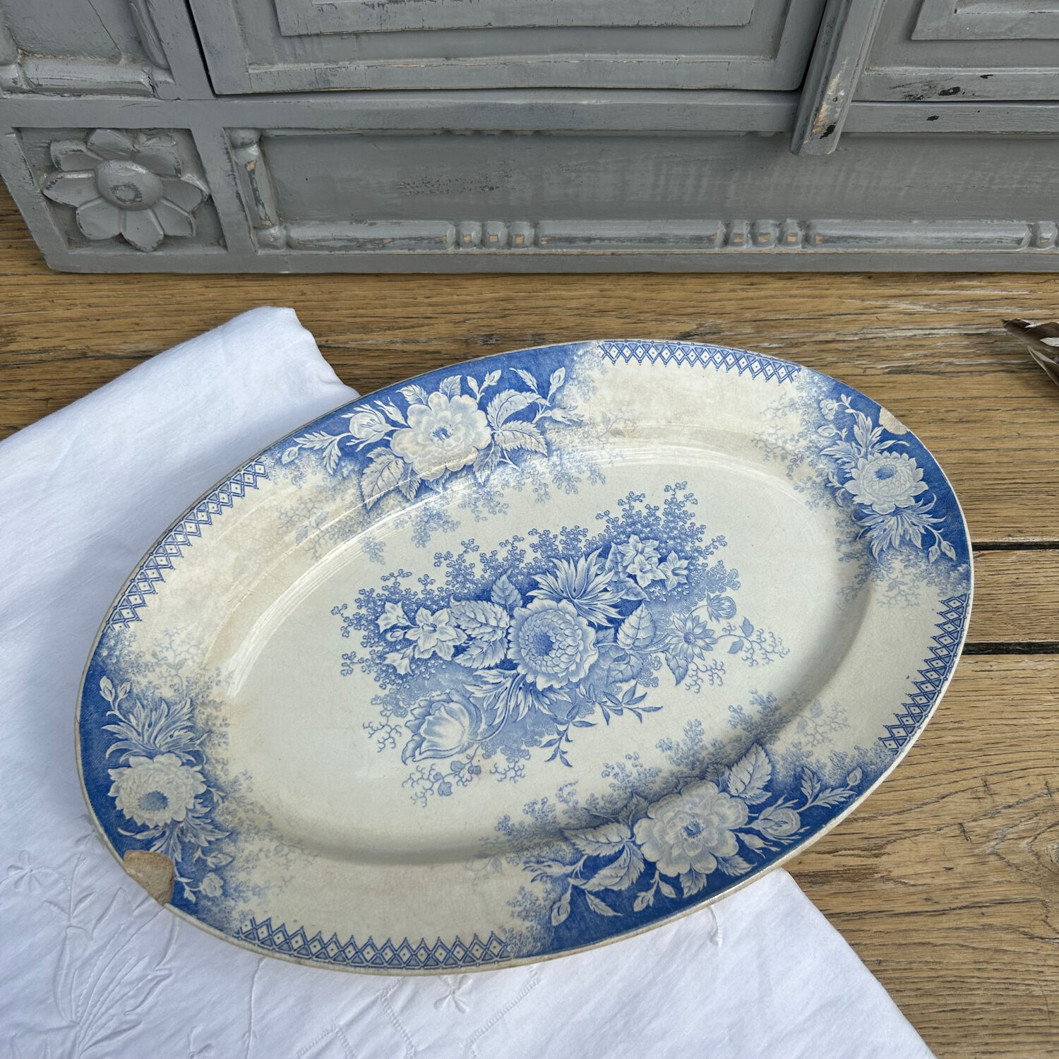 U&C Sarreguemines Vegetable Dish