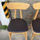 (Lot) 5 chaises modèle Banane estampillées Lutherma (Restaurées)