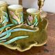 Antique Art Nouveau barbotine tobacco service