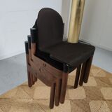 lot 6 Flex chairs by Gerd Lange for Thonet 1977