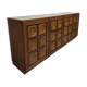 Vintage brutalist sideboard credenza Gerhard Bartels 'Cubism'