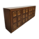 Vintage brutalist sideboard credenza Gerhard Bartels 'Cubism'