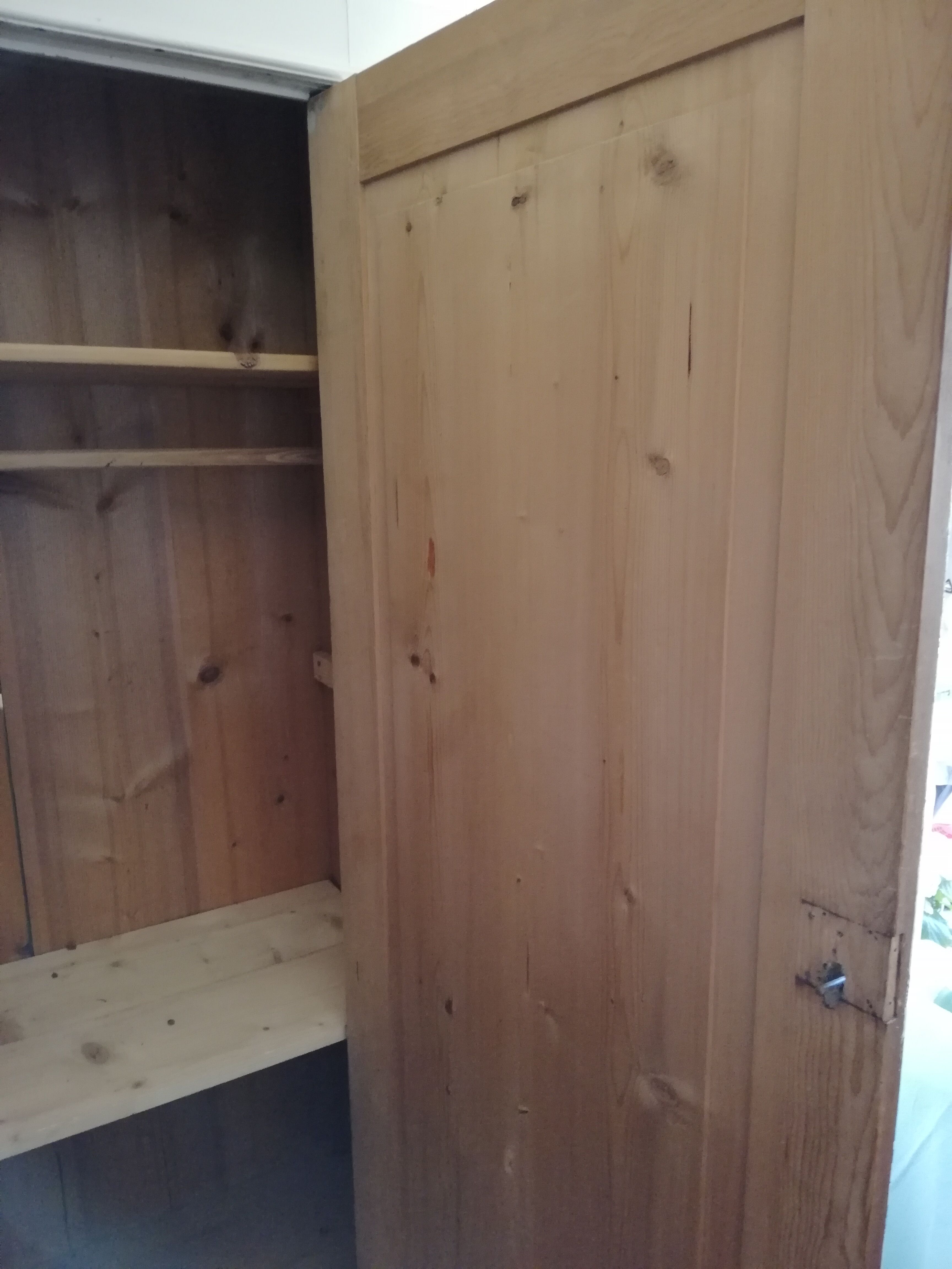 Armoire wardrobe closet shabby old