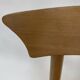 Chaise vintage danoise en corde et bois, années 60