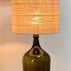 Lampe dame jeanne et rabane