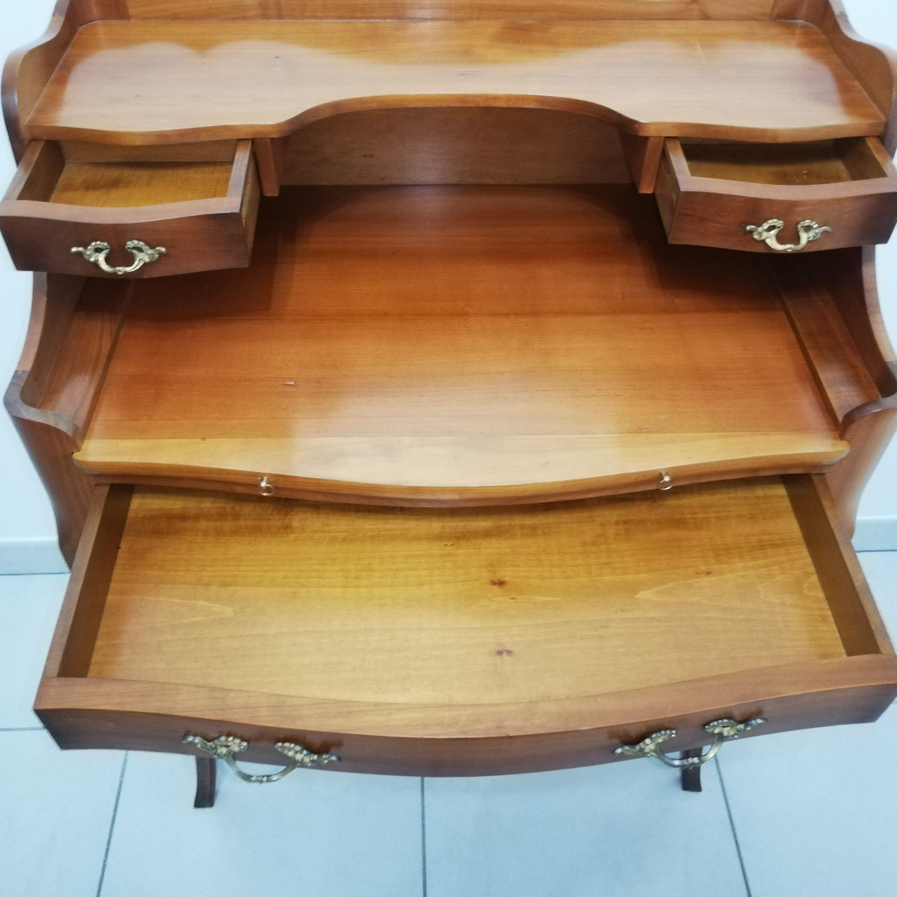 Desk or secretary with slippery tray Louis XV style